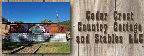 Cedar Crest Cottage Banner