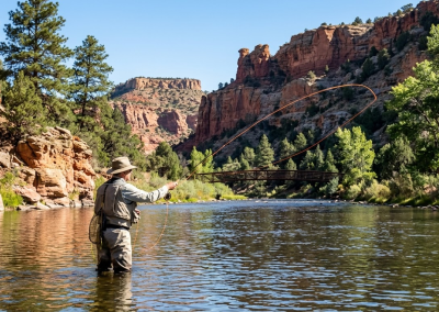 Fly Fishing Villanueva State Park, New Mexico